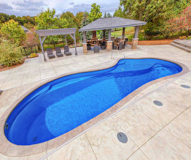 Ocean Blue example pool color